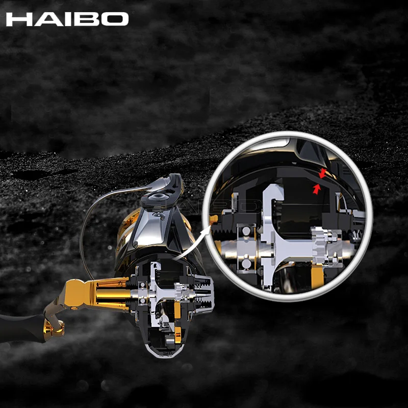 Haibo Steed LFC – Carrete Giratorio Ligero Supercast para Agua Dulce - imagen 3