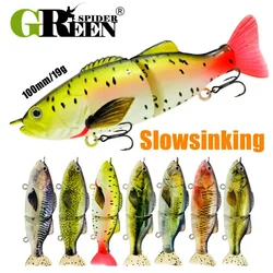 Señuelo Swimbait Articulado Hundimiento Lento para Pesca