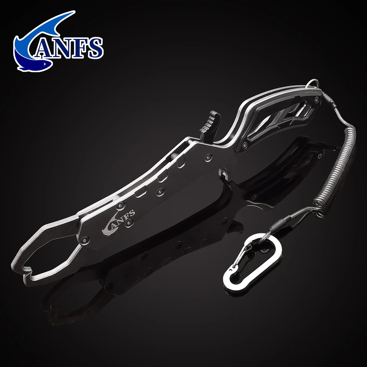 ANFS 1 pieza pinza de labio de pescado aleación de aluminio pinza de labio de pescado Kit de herramientas de agarre de labio de pesca para pesca de agua dulce y dulce - imagen 3