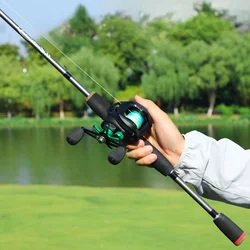 Sougayilang Combo Baitcasting ultraligero – Fibra carbono mango EVA