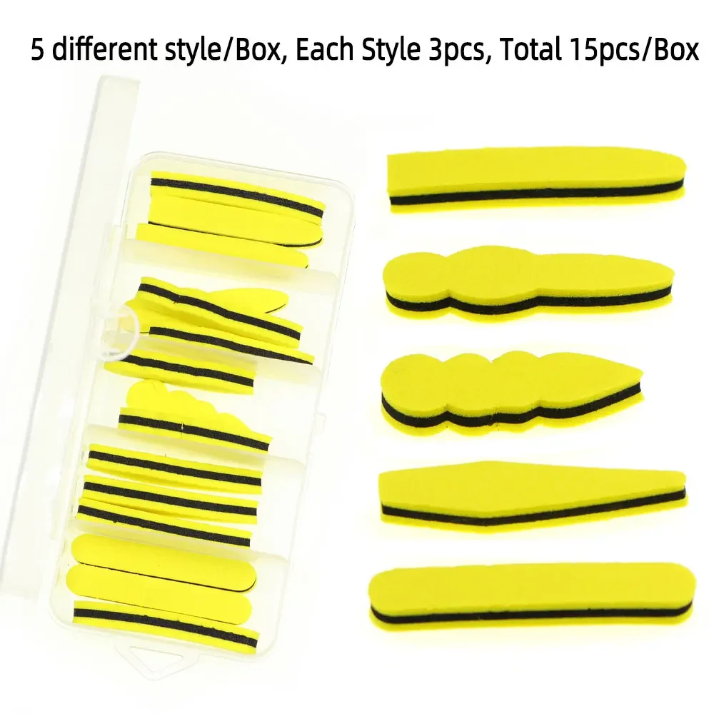 Bimoo, 15 Uds., mezcla/caja, tolva de espuma EVA, Material para atar moscas, para atar saltamontes, mosca flotante, mosca seca, trucha, lubina, Señuelos de Pesca - imagen 5