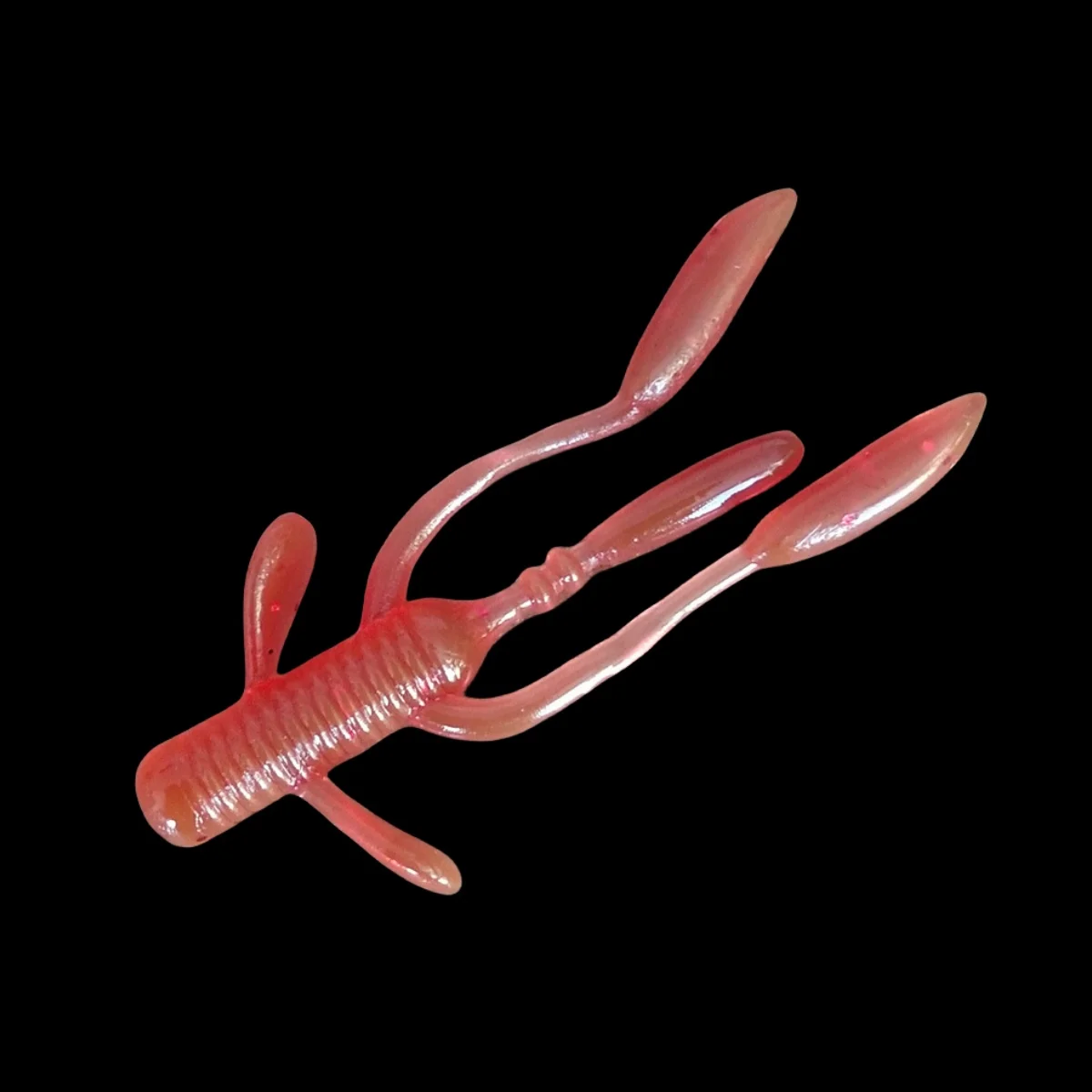 Swolfy 50 Uds 4cm 0,4g flotante TPE gusano señuelo cebo suave Señuelos de Pesca para perca y lubina Compatible con plataforma de tiro y Tex - imagen 4