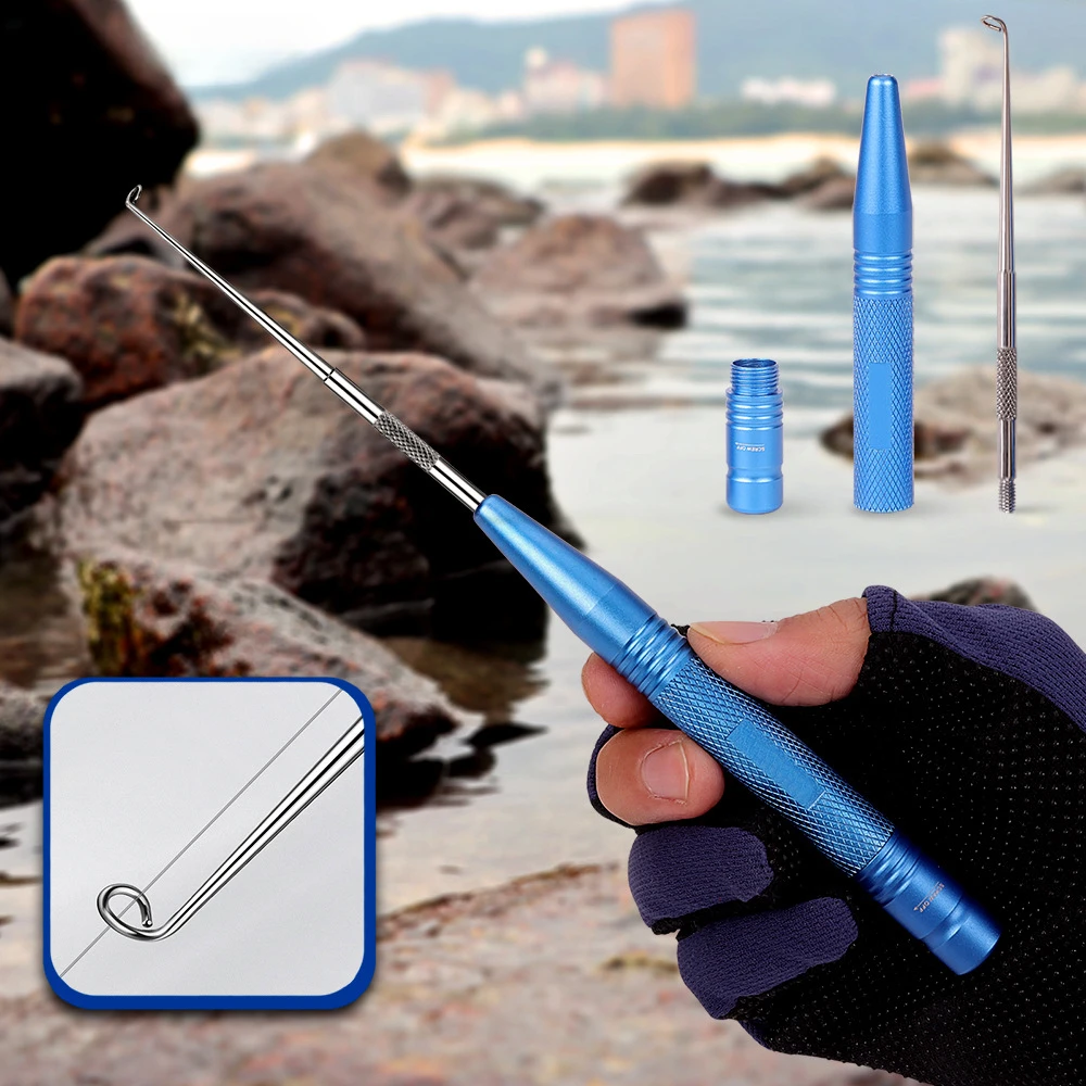 1 unidad de removedor de anzuelos de pesca de acero inoxidable, desacoplador de anzuelos, herramientas de pesca de desacoplamiento rápido - imagen 4