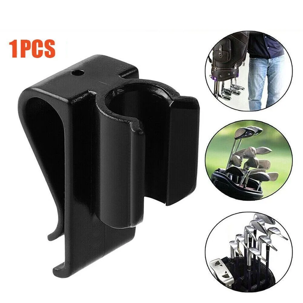 Clips para bolsas de palos de Golf, organizador de soporte de abrazadera de Putter, Clip de Putting negro de plástico duradero, accesorios de Golf para hombres y mujeres - imagen 5