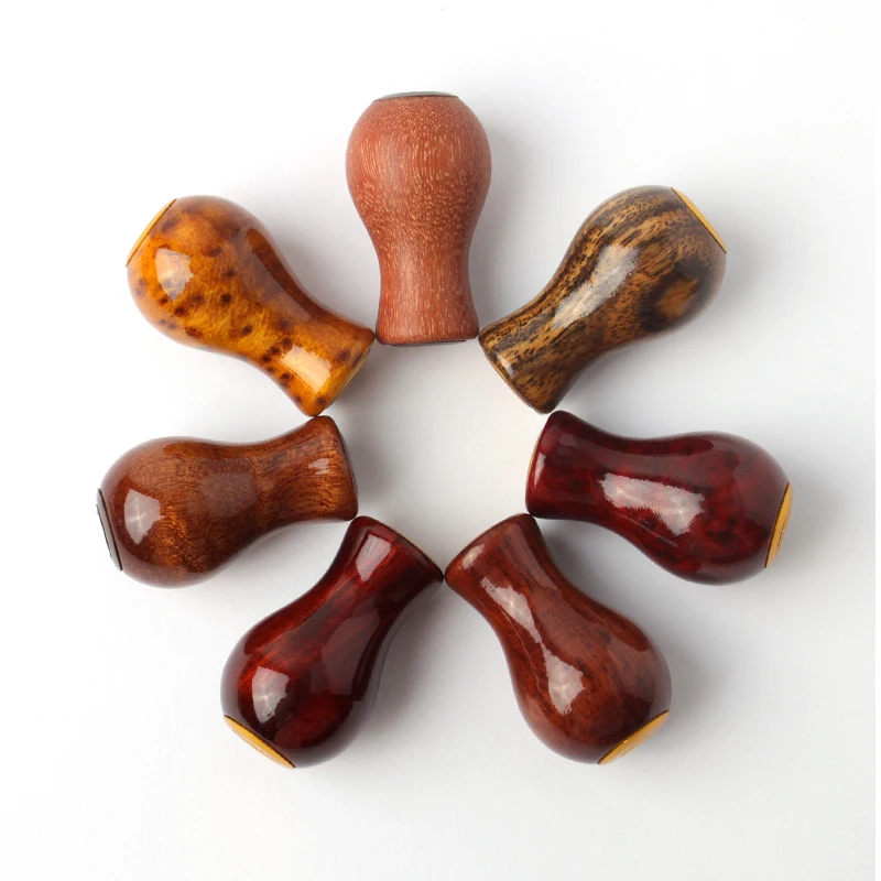 Kawa nuevo carrete de pesca mango perilla materiales de palisandro 5,5-8,6g longitud 35,5mm para S/Dai Spinning/Casting carrete mango accesorio DIY - imagen 4