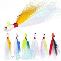 Bucktail Jig con plumas de ciervo – Señuelo para bass y carpa