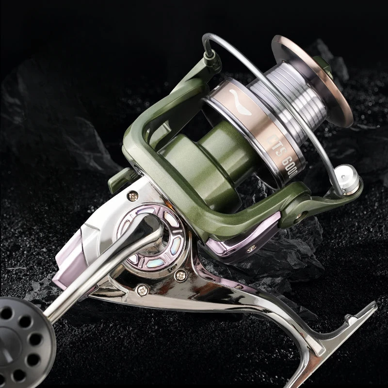 Carrete giratorio de tiro largo totalmente metálico, carretes de pesca para Surf serie 5000-8000, arrastre máximo de 15KG, carrete grande para baitcasting de agua salada - imagen 5