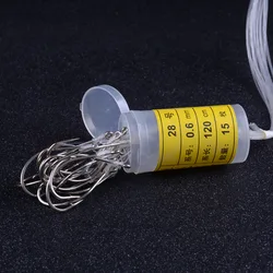 Aparejos de pesca PD Ganchos Marusei Cubo Línea atada Ganchos Marusei Tamaño 8 # -28 #   Almacenamiento portátil de ganchos de alambre de púas para pesca en el mar