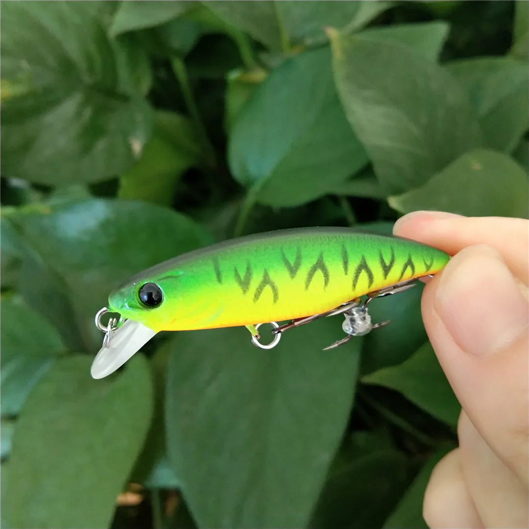 Señuelo de pesca de 10 piezas DW69, cebo duro de pececillo que se hunde, 48S, 48mm, 3,3g, Wobblers, Jerkbait, lubina, trucha, Swimbait - imagen 2