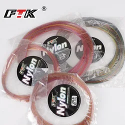 FTK-sedal de pesca de nailon de 100M, monofilamento de Japón, multicolor, para carpa, lago, río, pesca en agua salada, 1 paquete