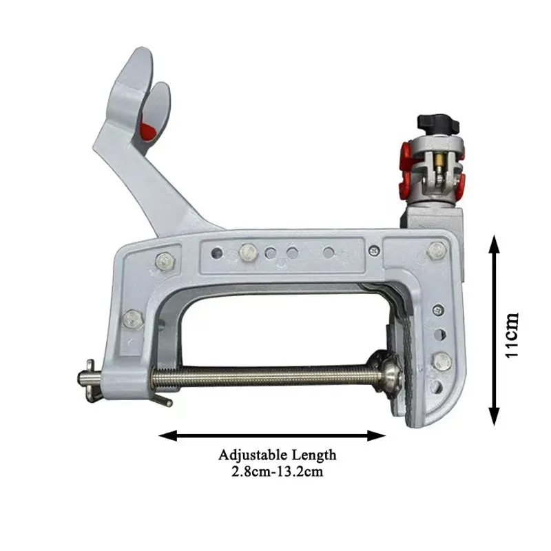 Soporte de caña de pescar para barco, abrazadera grande de apertura, estante de soporte para Kayak, canoa, muelle de pesca - imagen 5