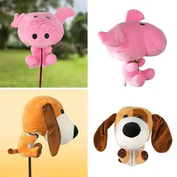 Durable Golf Club Cap Cover Dog/Pig/Lion Shape Golf Club Head Cover Golf Club Head Protector Golf Accessories