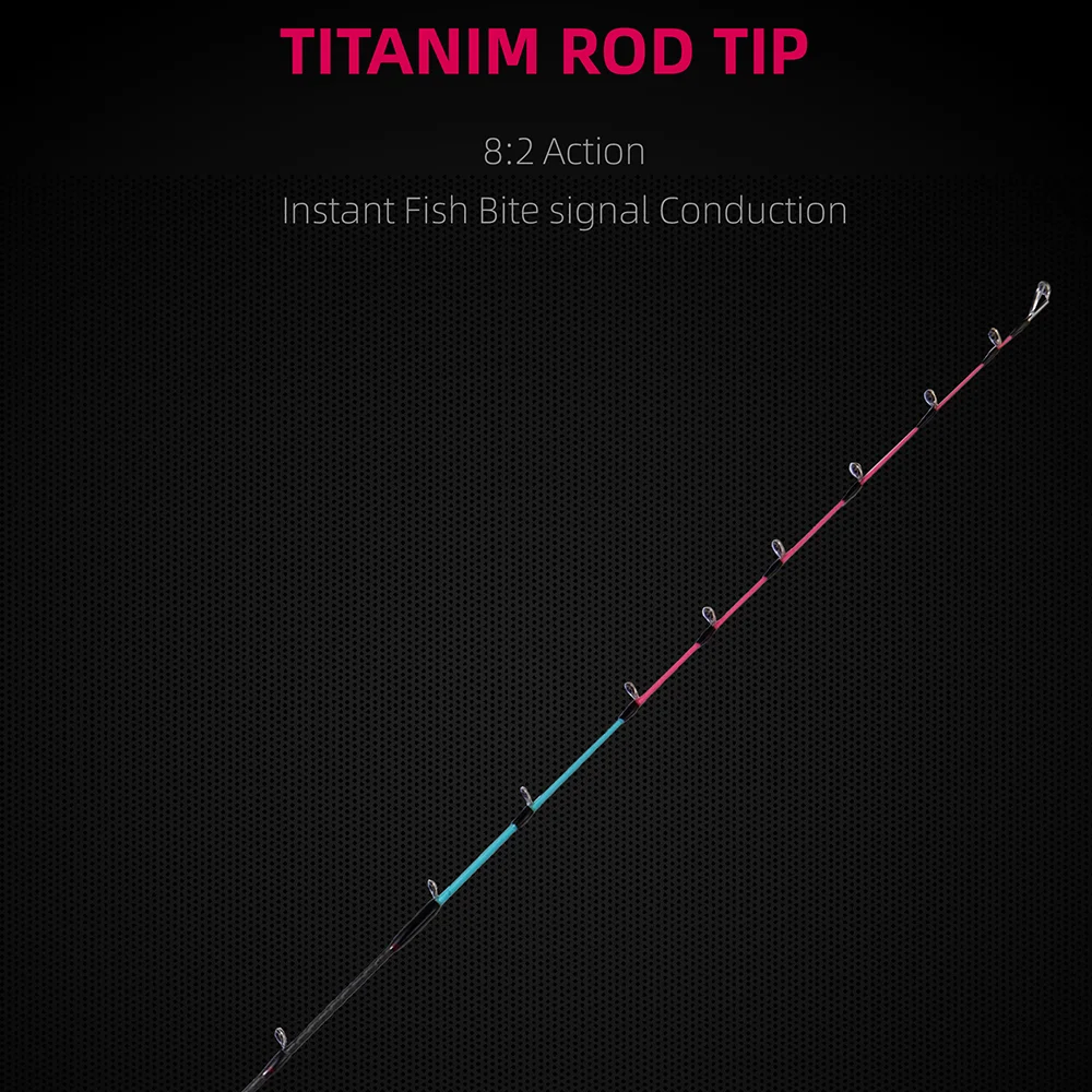 SOLOKING ZENITH-caña de pescar serie Gamer, punta de Tianium, sepia, pulpo, caña de pescar, calamar, barco, pesca con patas web - imagen 5