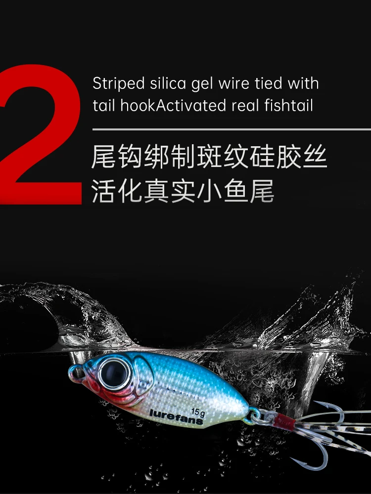 PiaoLandao-señuelo de pesca Mini Jigging Vib, 5 piezas, 10g/15g, plantilla de Metal para agua dulce, cebo duro Wobbler Artificial - imagen 5