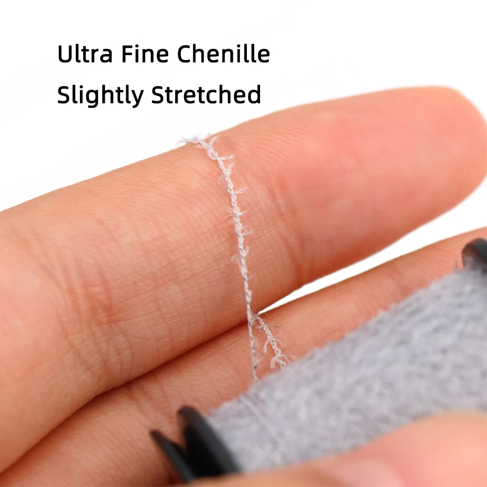 Wifreo 20 metros/carrete estándar Bug chenilla pesca con mosca atado Material fibra sintética fina para insectos ninfa costilla Abdomen cuerpo - imagen 4