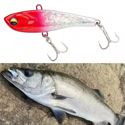 Señuelos VIB de hundimiento 17/34g para pesca en hielo de invierno, señuelos artificiales Chata Bee 68/85mm, cebos duros 68/85 para pesca de lubina, walleye y muskellunge