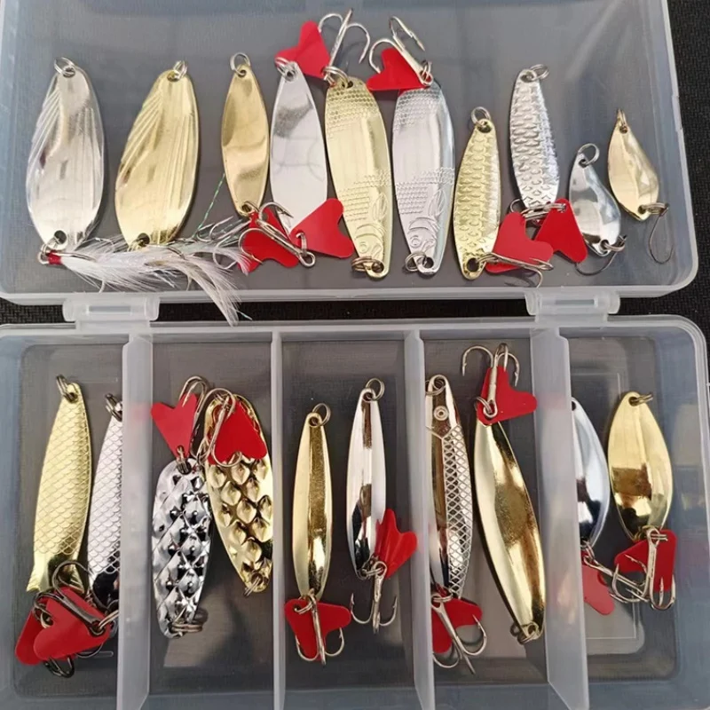 Kit Señuelos Jigging – Cucharas Metal para Lucio - imagen 3