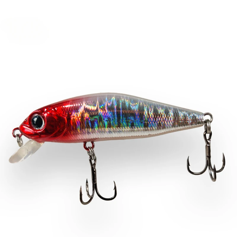 Mini señuelo de pesca flotante Minnow, 5,8 cm, 5g, manivela Artificial para trucha, Wobbler para pesca, Lucio, Jerkbait, pesca en roca, cebos duros, 1 ud. - imagen 2