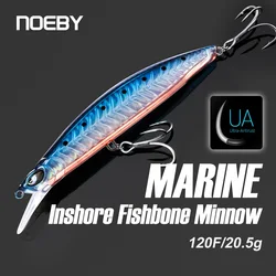 Noeby Marine Jerkbait flotante – Señuelo para pesca costera