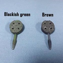 Pesas de camuflaje XHJ-C para carpa – Aleación de zinc verde y marrón