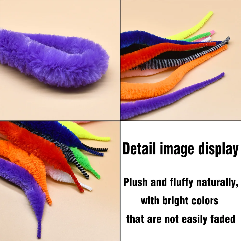 MNFT 12 Uds mangum colas de dragón Pike Muskie Steelhead mosca atado señuelo agua salada Baitfish mosca serpiente Wigle Material de cola gusanos suaves - imagen 4