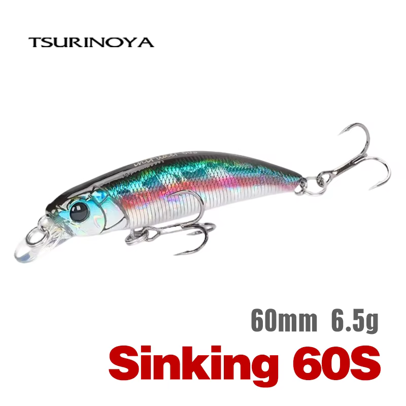 TSURINOYA 60S Minnow hundido – Jerkbait 60mm para Pike Bass - imagen 5