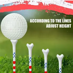 Tees Golf 4 Puntas Ajustables - Antifricción para Mejor Swing