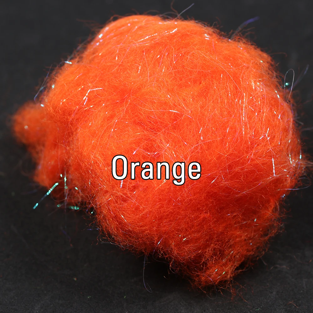 ICERIO, 2 g/paquete, Material de atado de moscas de Ninfa Dub Scud de varios colores para moscas de trucha, señuelo para hacer moscas y camarones - imagen 3