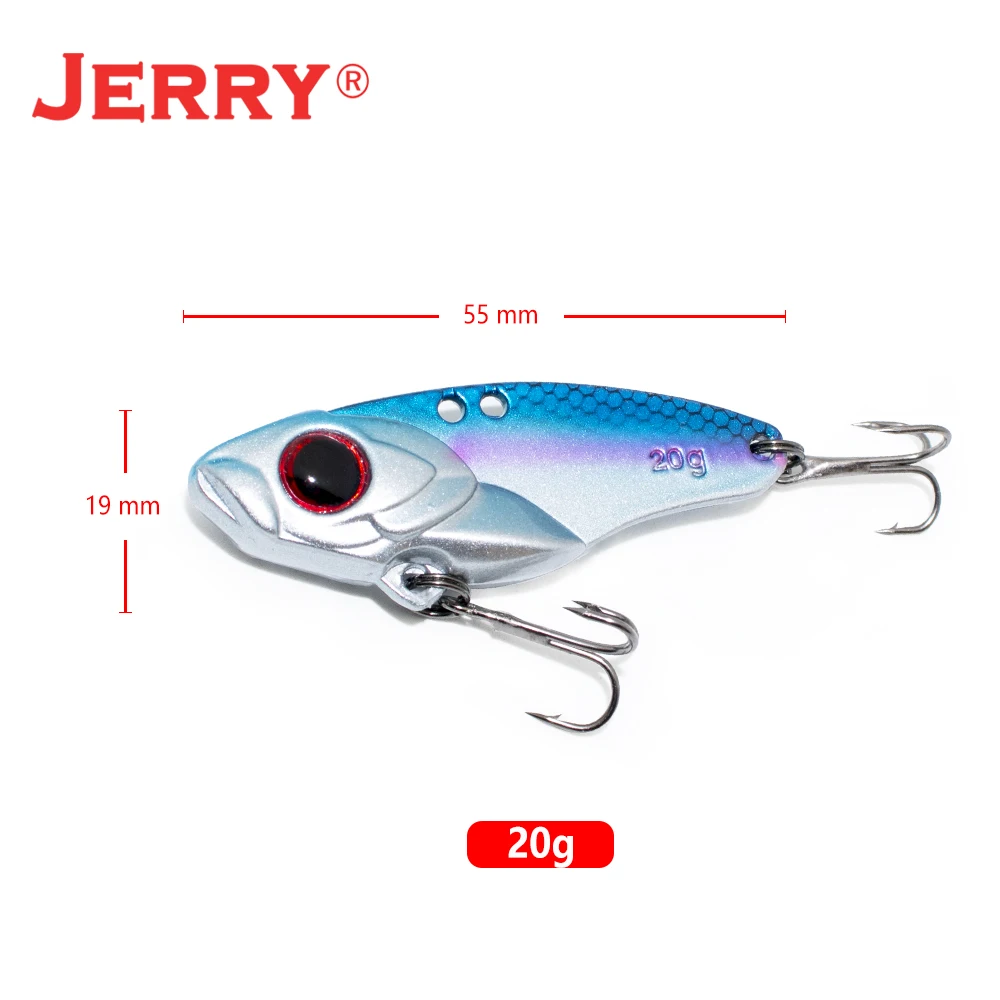Jerry Rattlesnake señuelo metálico VIB, balancador de lápiz, cuchara, plantilla de pintura, cebo duro de pesca, cebo de vibración que se hunde, 5g, 7g, 10g, 15g, 20g - imagen 3