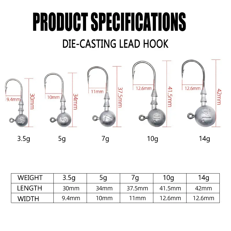 Jig Heads 4X Lucio – Acero alto carbono para vinilo - imagen 2