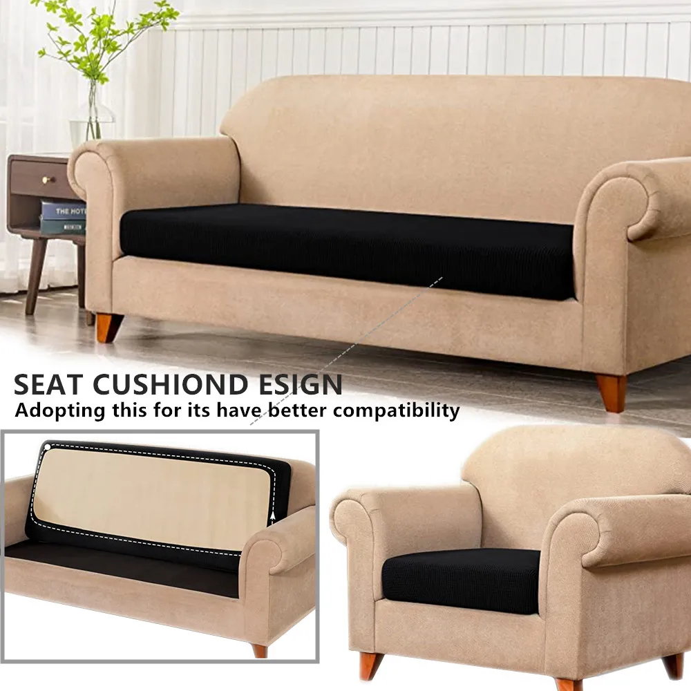 Funda elástica para sofá, funda para asiento, funda de cojín para silla Jacquard para 1-2-3 plazas, repuesto para Protector de muebles - imagen 3