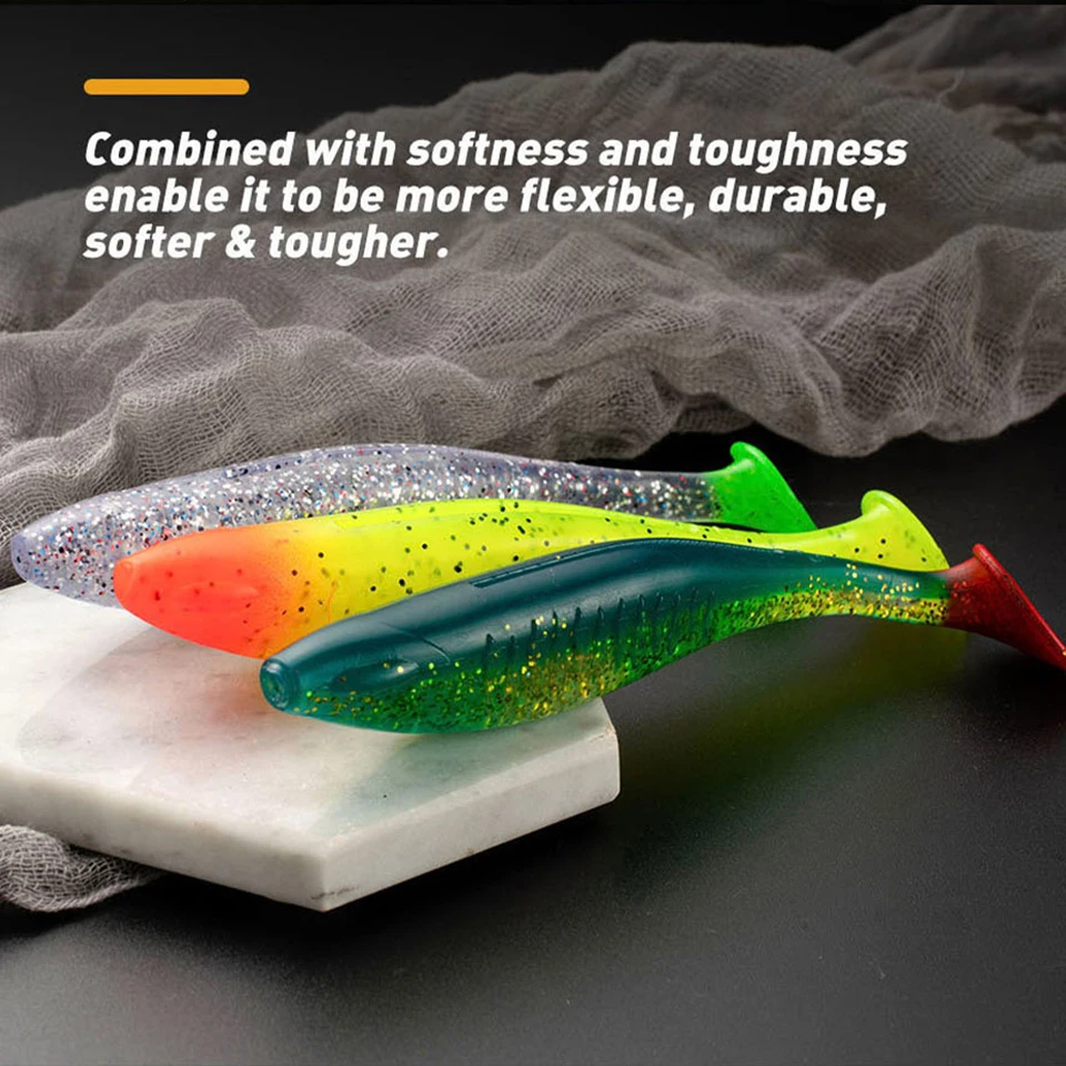 WALK FISH-SEÑUELOS blandos artificiales para pesca, 1 piezas, 100mm/9,5g, 140mm/19g, novedad - imagen 4