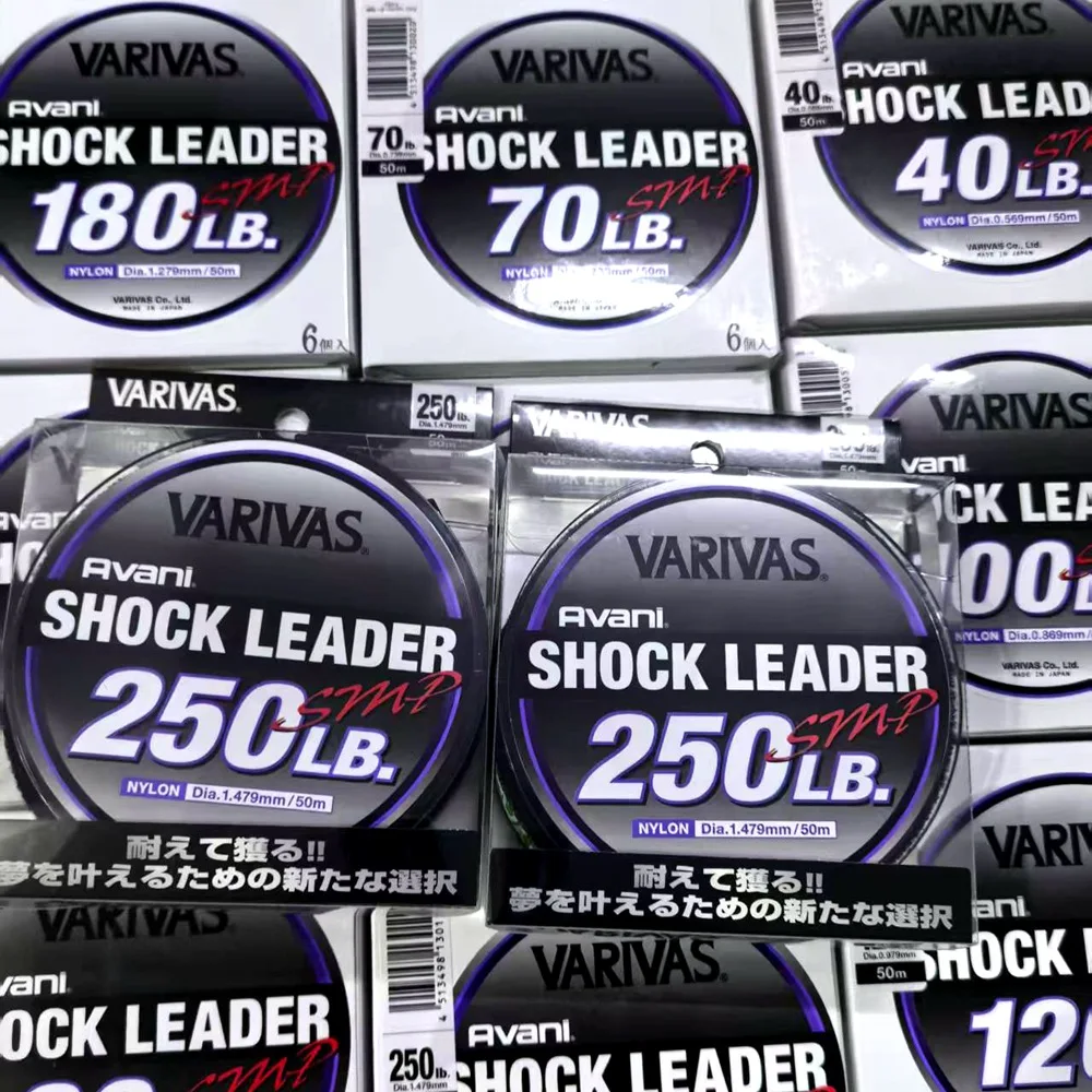 2025 nuevo Original VARIVAS AVANI SHOCK LEADER línea de pesca 35LB-250LB diámetro: 0,519-1,809mm Super MAX POWER NYLON Japón línea de pesca - imagen 5