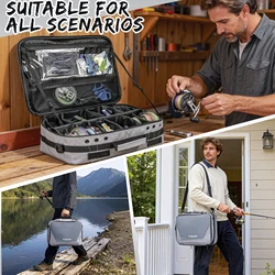 Estuche portacarretes THKFISH – Organizador ajustable multibolsillos