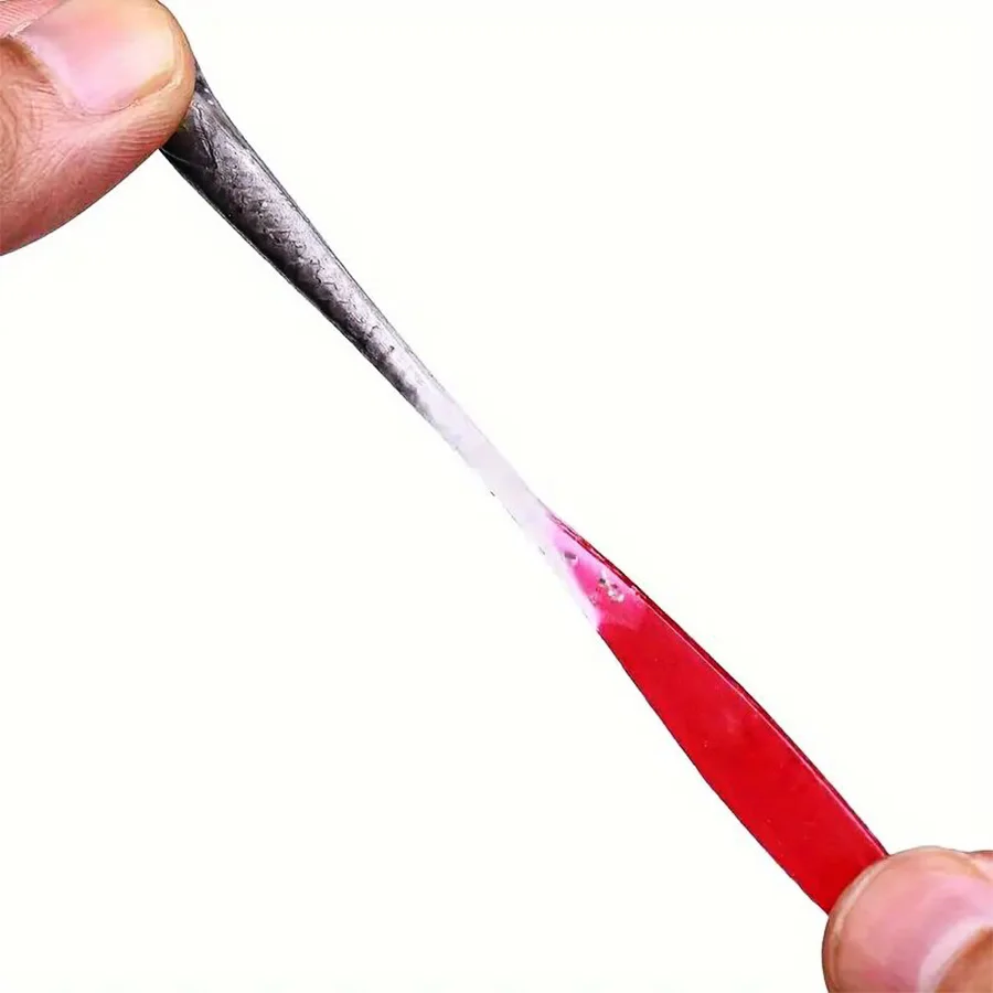 Wobbler-señuelo de pesca de Lucio, cebo Artificial con cabeza de plantilla de cola, gusanos de goma suave, carpa, tiro directo, Swimbait, aparejos de pesca de 5 piezas - imagen 5