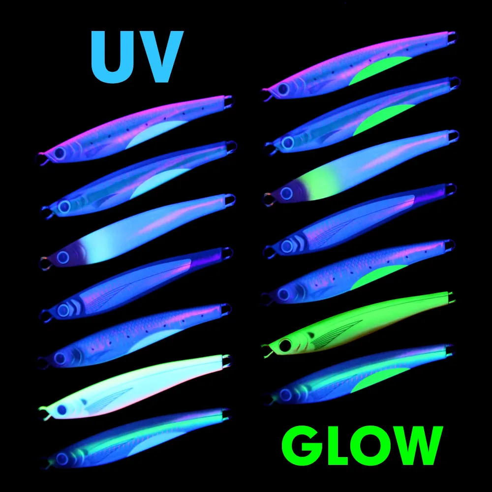 Happyjack Shore Casting Jigging 15g 30g 40g Jig Jugulo Jig aparejos de Pesca de fundición larga cebo Artificial cuchara Pesca en agua salada - imagen 5