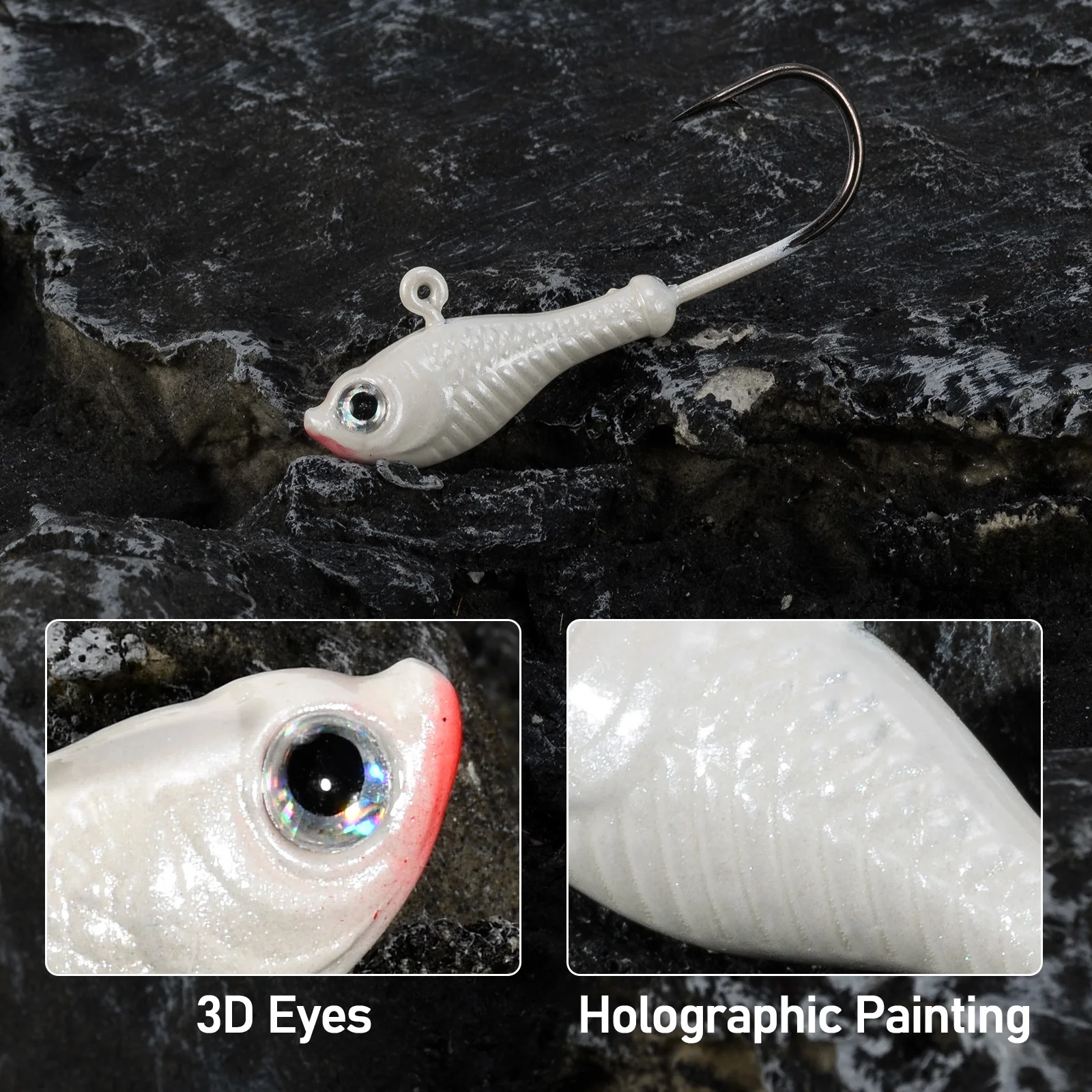 Experimente la emoción de la pesca con nuestro innovador cebo pintado holográfico