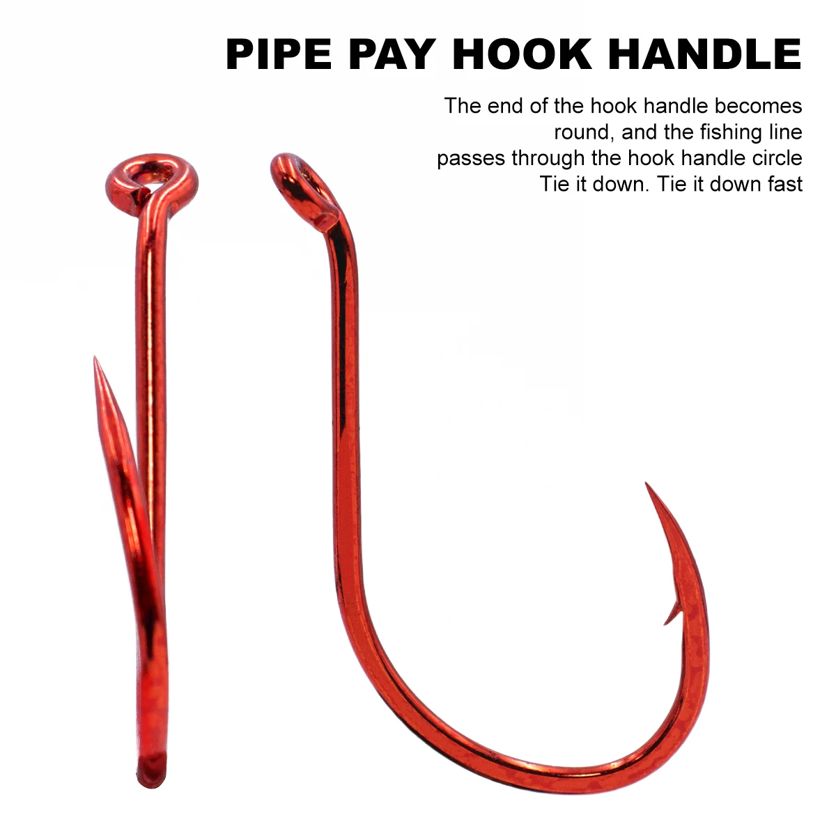 ZYZ 8 ~ 28 Uds anzuelos de pesca de pulpo rojo acero alto en carbono 11 tamaños anzuelos de pesca de mar anzuelos BKK aparejos de anzuelos de círculo afilado - imagen 5