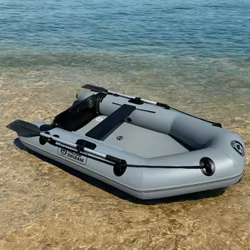 Barco inflable de PVC para pesca, bote Solar marino de 2,3 M, bote para surf, Kayak, 2-3 personas con suelo de estera de aire para deportes al aire libre para adultos