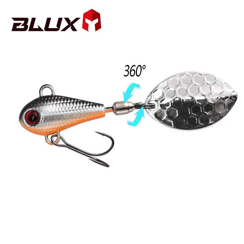 Señuelo de pesca BLUX SPINTAIL 4,5g 7g 11g Mag Tail Spinner Shad Metal Vib Casting Shore Jig cebo hoja de cobre cuchara lubina de agua dulce