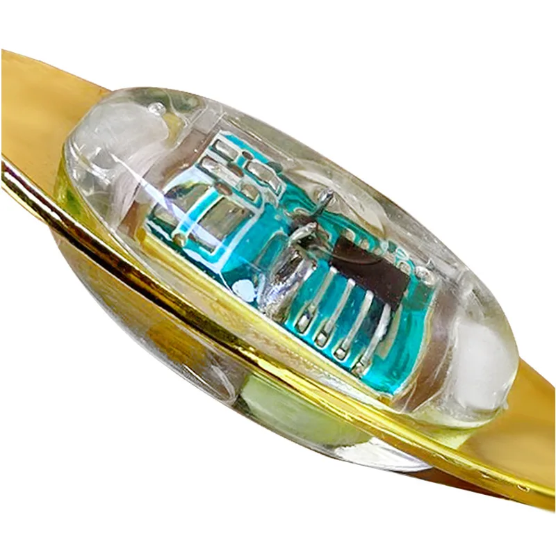 Lámpara LED intermitente subacuática de 2 piezas, trampa para peces, envío directo, cebo de pesca alto, señuelo luminoso que atrae - imagen 4