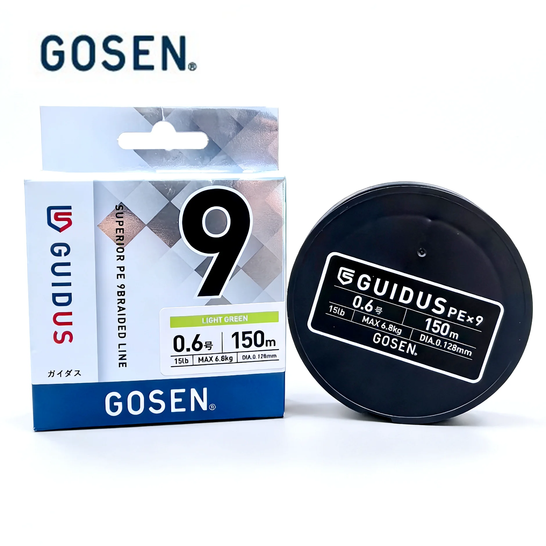 Línea PE Gosen X9 – Trenzado 9 hilos original Japón - imagen 5