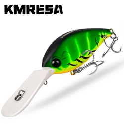 Crankbait flotante con sonajero – Señuelo para lubina y lance largo