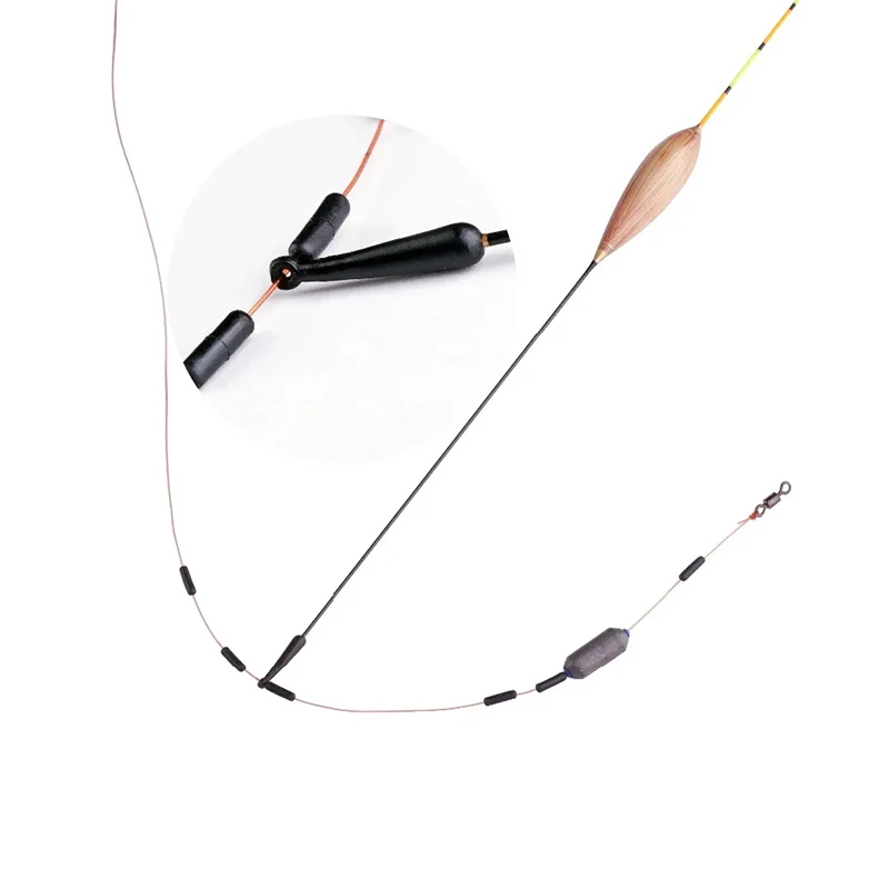 Soporte flotador pesca 3 tallas L M S goma alta calidad - imagen 2