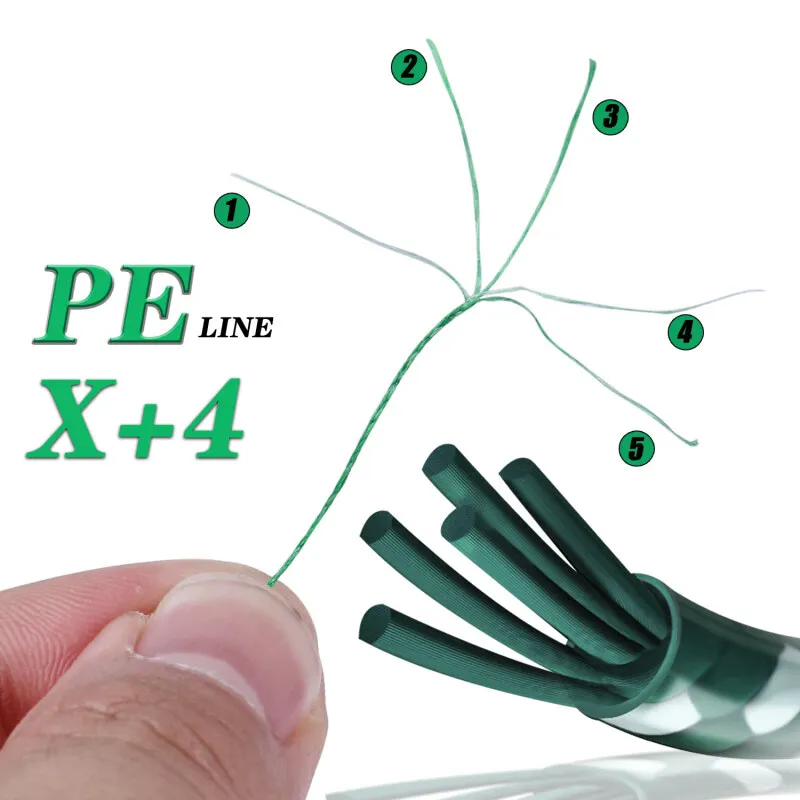 Sougayilang-MINI sedal de pesca de 4 hebras, 150M, 12-55LB, multifilamento de PE, trenza trenzada para pesca de carpa - imagen 3