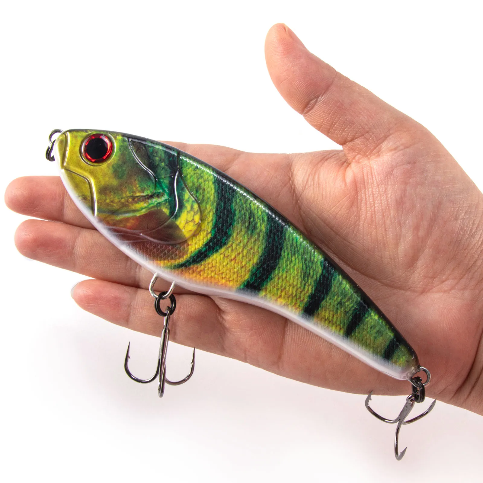 Jerkbait Wobbler hundimiento lento para Lucio Zander y trucha - imagen 5