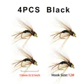 4pcs Black Size 12