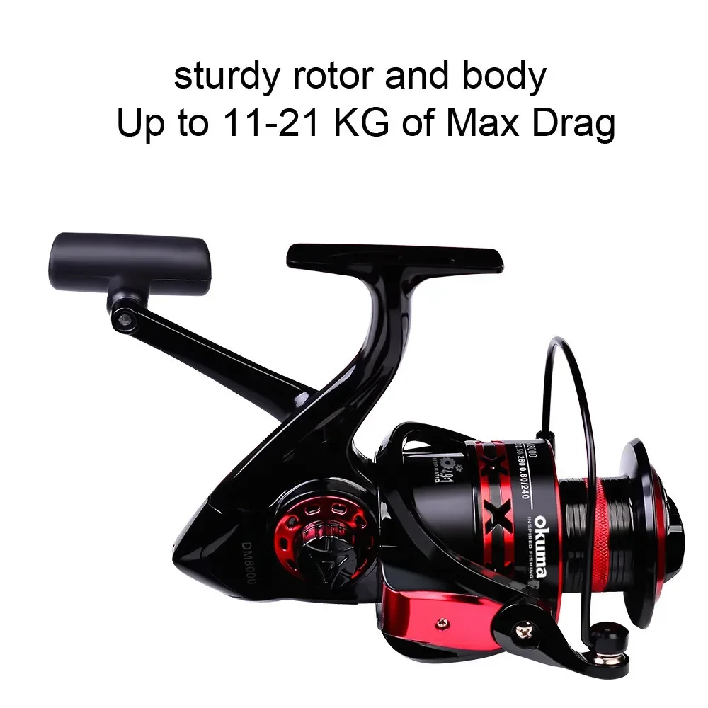 Nuevo carrete de pesca giratorio OKUMA 2 + 1BB 9KG-23KG arrastre máximo es adecuado para todos los cuerpos de agua 1000-8000 - imagen 4