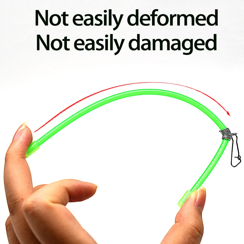 MNFT 6 uds doblado Anti enredos pluma peso mangas de plomo carpa Lucio pesca gruesa - imagen 3