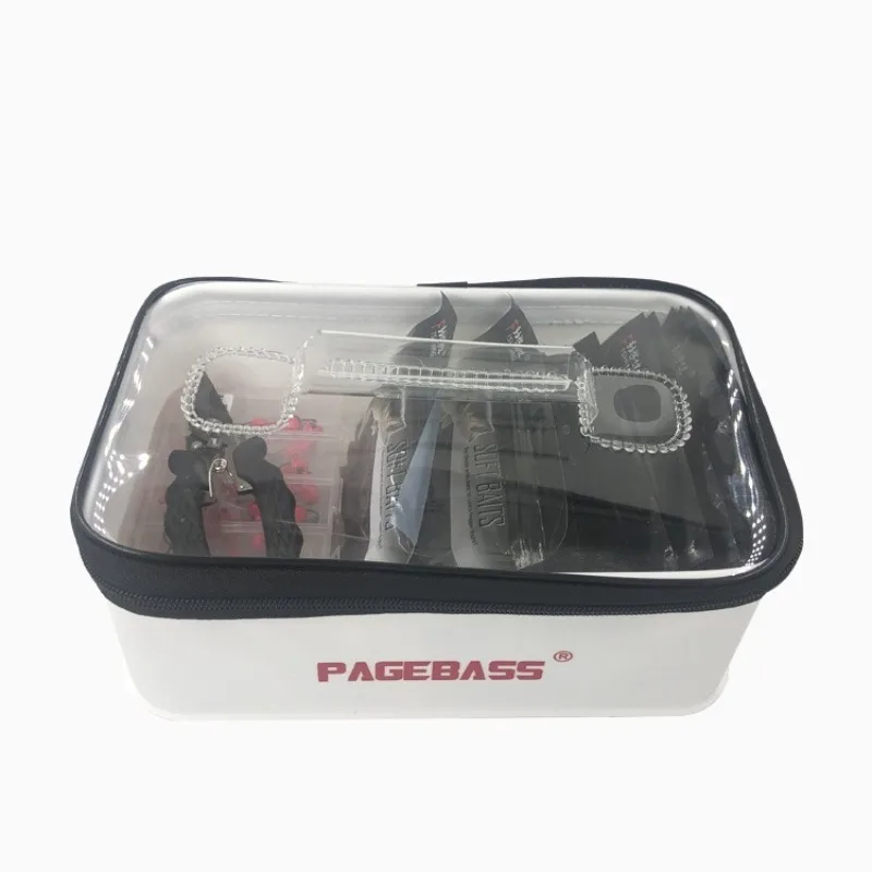 PAGEBASS-caja de almacenamiento de accesorios EVA, caja de equipo de pesca multifunción, subgrande, pequeña caja de cebo para pesca - imagen 5